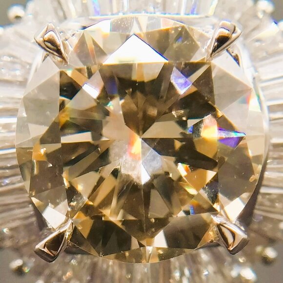 Jewelry Ring Diamond 3.3ct Platinum 3556722 - Picture 9 of 12